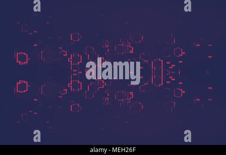 Test Screen Glitch Texture Stock Photo