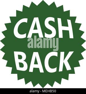 abstract cash back background with some special objects Stock Vector