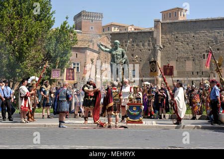 Rome Birthday Celebrations People dressed as ancient Roman centurions