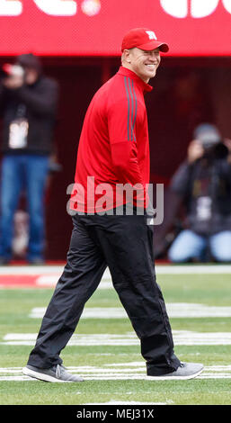 Lincoln, NE. U.S. 21st Apr, 2018. Nebraska football first ...