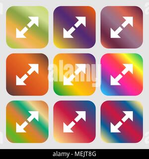 Full screen icon Stock Vector