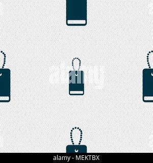 army chains icon sign. Seamless abstract background with geometric shapes. Vector illustration Stock Vector