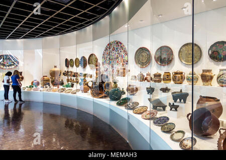 Mexico City,Mexican,Hispanic,historic Center Centre,Museo de Arte Popular,Popular Art Museum,folk art,inside,exhibit exhibition collection regional po Stock Photo