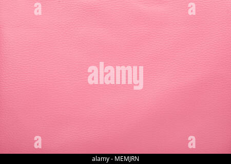 Pink leather texture -  background. Pink, blank leather background - texture Stock Photo