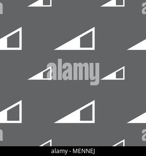 speaker Volume icon sign. Seamless pattern on a gray background. Vector illustration Stock Vector