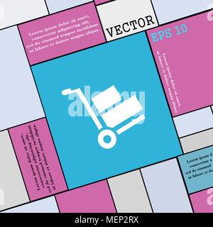 Loader icon sign. Modern flat style for your design. Vector illustration Stock Vector