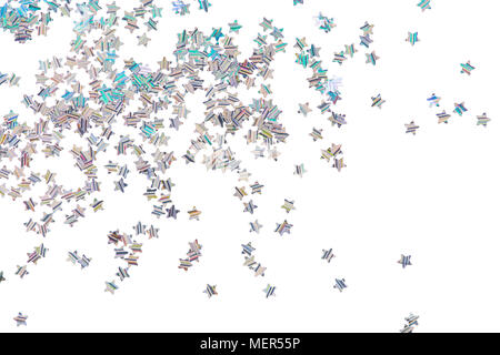 Bright and original stars background of multicolored neon stars Stock Photo