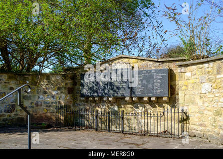 Tisbury,a wiltshire village near salisbury. England UK the war memorial Stock Photo