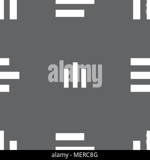 Left-aligned icon sign. Seamless abstract background with geometric ...