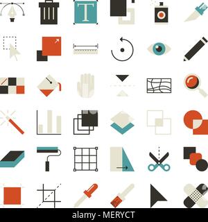 UI Design Tools Stock Vector