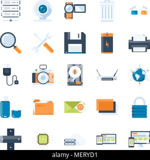 router technology hardware device computer vector illustration ...