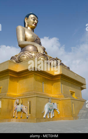 Buddha Dordenma,  large Buddha statue and temple,  Thimphu, Bhutan Stock Photo