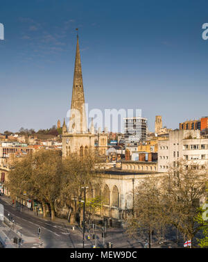 St Nicholas Church, Bristol Project, panoramas, Stock Photo