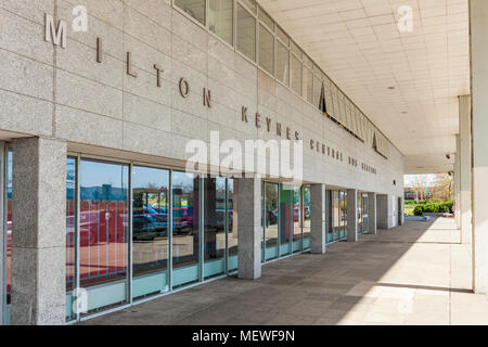 Milton Keynes central bus station milton keynes England gb uk europe Stock Photo