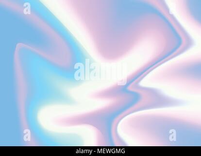Colourful Iridescent holographic texture Pattern background, vector illustration Stock Vector
