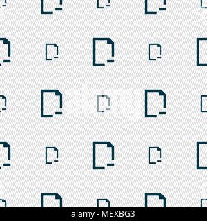 Remove Folder icon sign. Seamless pattern with geometric texture. Vector illustration Stock Vector