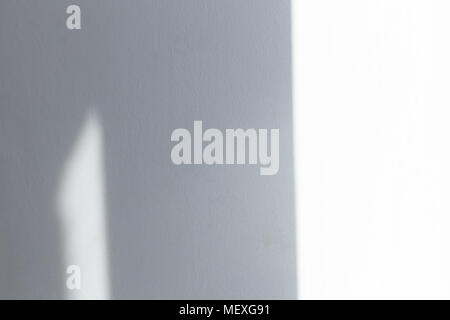 The sun light on the wall, day time Stock Photo