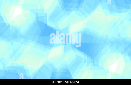 abstract low poly blue texture can be used as background Stock Photo