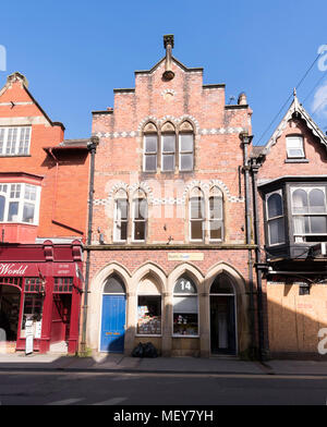 14 North Street, an unusual 19th century listed building, Ripon, North Yorkshire, England, UK