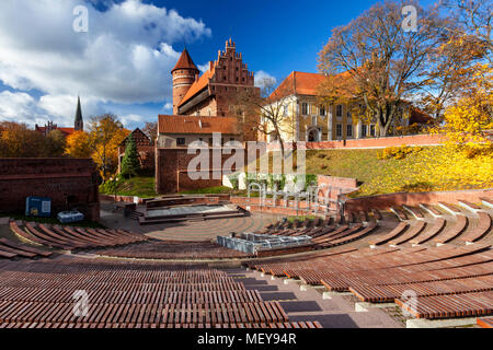 Olsztyn, a Gothic castle from the 14th century, Warmia and Mazury, Poland Stock Photo