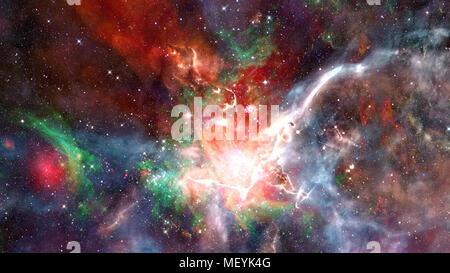Nebula in outer space. Gas and dust clouds. Elements of this image ...