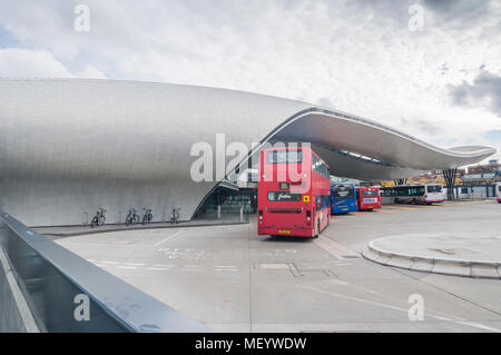 Slough Bus Station by Bblur architects: Phillip Roberts Stock Photo