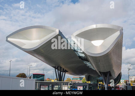 Slough Bus Station by Bblur architects: Phillip Roberts Stock Photo