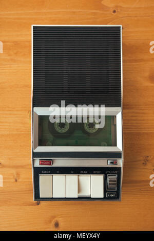 Old Cassette Tape player and recorder on a white background Stock Photo -  Alamy