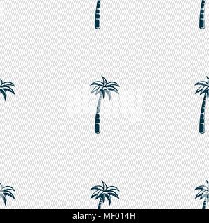 Palm sign. Seamless pattern with geometric texture. Vector illustration Stock Vector
