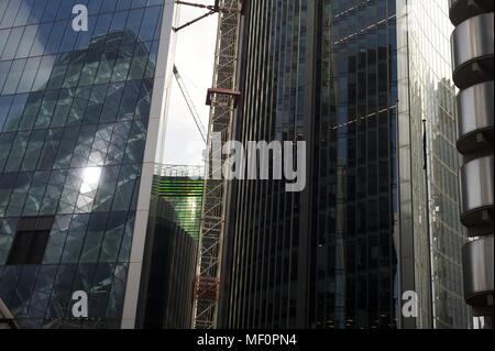 London's ever growing list of sky scrapers Stock Photo