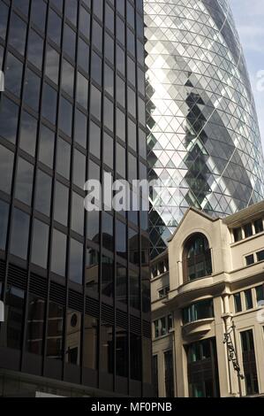 London's ever growing list of sky scrapers Stock Photo