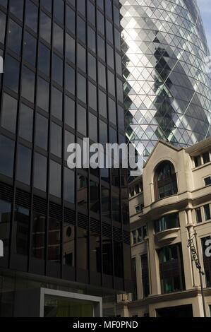 London's ever growing list of sky scrapers Stock Photo