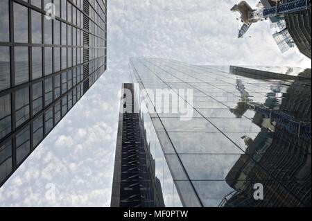 London's ever growing list of sky scrapers Stock Photo