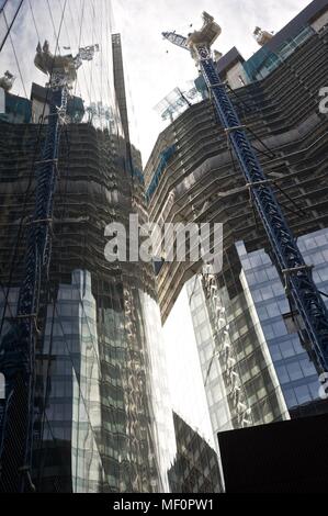 London's ever growing list of sky scrapers Stock Photo