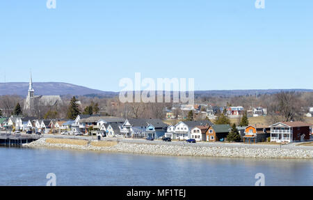 Old city of Point Gatineau viewed from river, now includes The City of Gatineau after amalganation Stock Photo