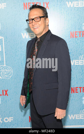 New York, NY, USA. 23rd Apr, 2018. Rob Schneider attend the World Premiere of the Netflix film 'The Week Of' at AMC Loews Lincoln Square 13 on April 23, 2018 in New York City. Credit: John Palmer/Media Punch/Alamy Live News Stock Photo