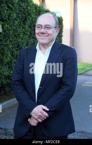 Rome Italy 23 April 2018 Cinecittà Studios- Photocall Award Anna Magnani  Carlo Verdone rewarded Credit: Giuseppe Andidero/Alamy Live News Stock Photo