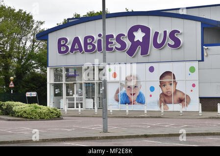 Brent Cross, London, UK. 24th April 2018.  Toys R Us has now closed all of its stores after going into administration. Stock Photo