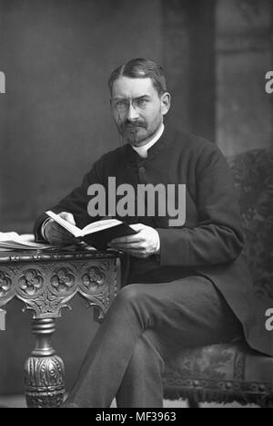 Hugh Price Hughes (1847–1902) was a 19th century Welsh Christian minister and advocate for social reform who served in multiple leadership roles in the Wesleyan Methodist Church. He was the first president of the National Council of Evangelical Free Churches and also served a year-long term as president of the Wesleyan Methodist Conference. (Photo c1890 by W. & D. Downey, London) Stock Photo