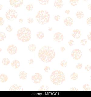 Pastel colored circles. Seamless pattern. Abstract texture. Simple background. Round elements. For wallpaper, pattern fills, web-page backdrop. Stock Vector