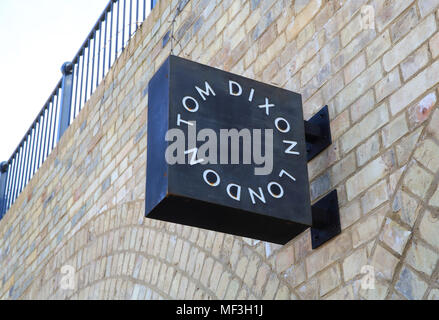 The British interiors designer, Tom Dixon's new showroom on Bagley Walk Arches, in the CYD, the new shopping street at Kings Cross, London, UK Stock Photo