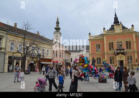Novi Sad, the capital of the autonomous province of Vojvodina in Serbia Stock Photo