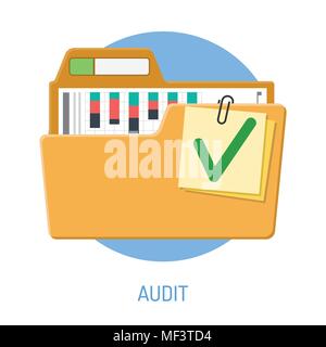 Success Audit Concept Stock Vector