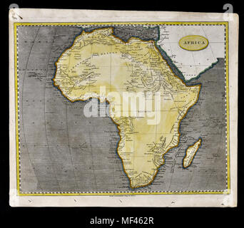 1804 Arrowsmith Map - Africa Continent Egypt Congo Angola Capetown Stock Photo