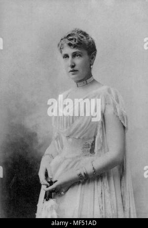 Portrait of Alice , princess of Monaco ( 1858 - 1925 )  -  anonymous photography Stock Photo