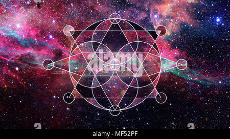 Abstract hipster geometric background. Elements of this image furnished by NASA. Stock Photo