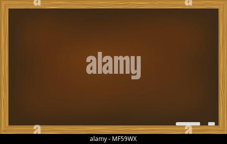 blackboard isolated on white background vector illustration. Stock Vector