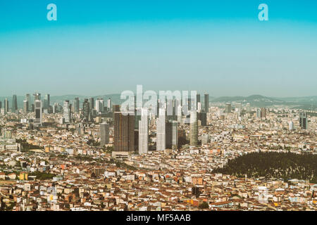 Turkey, Istanbul, Financial center Stock Photo