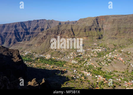 Spain, Canary Islands, La Gomera, Valle Gran Rey Stock Photo