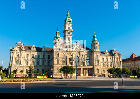 Town Hall of Gyor, Hungary Stock Photo